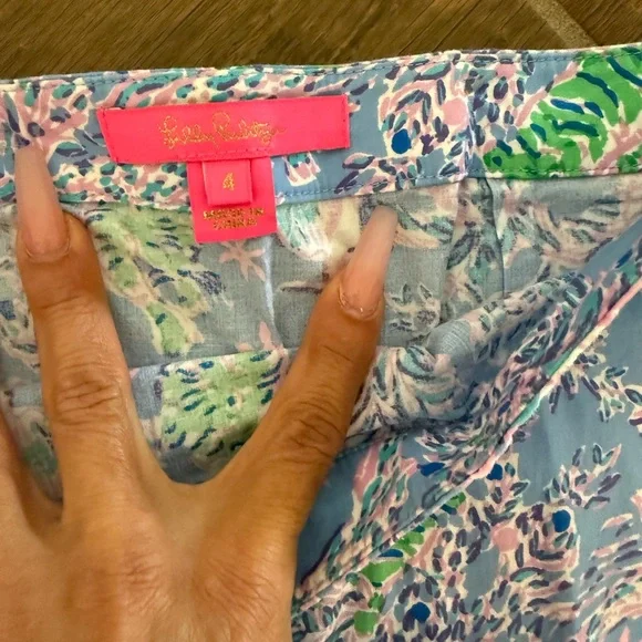 Lilly Pulitzer Pastel Print Ruffled Skirt - Picture 3 of 6